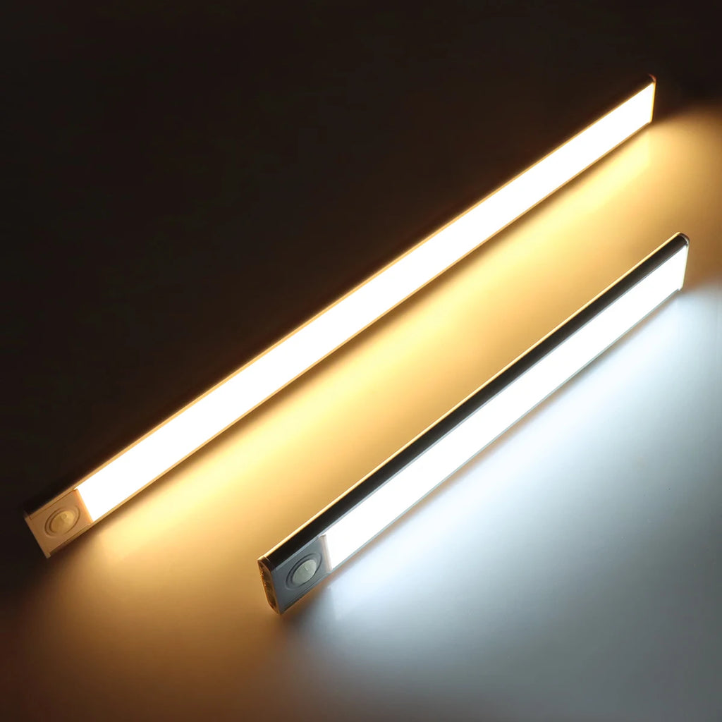 Lumivora Motion Sensor LED Light Bar- USB RECHARGEABLE, Wireless, 3 Colors, 3oCM/50CM
