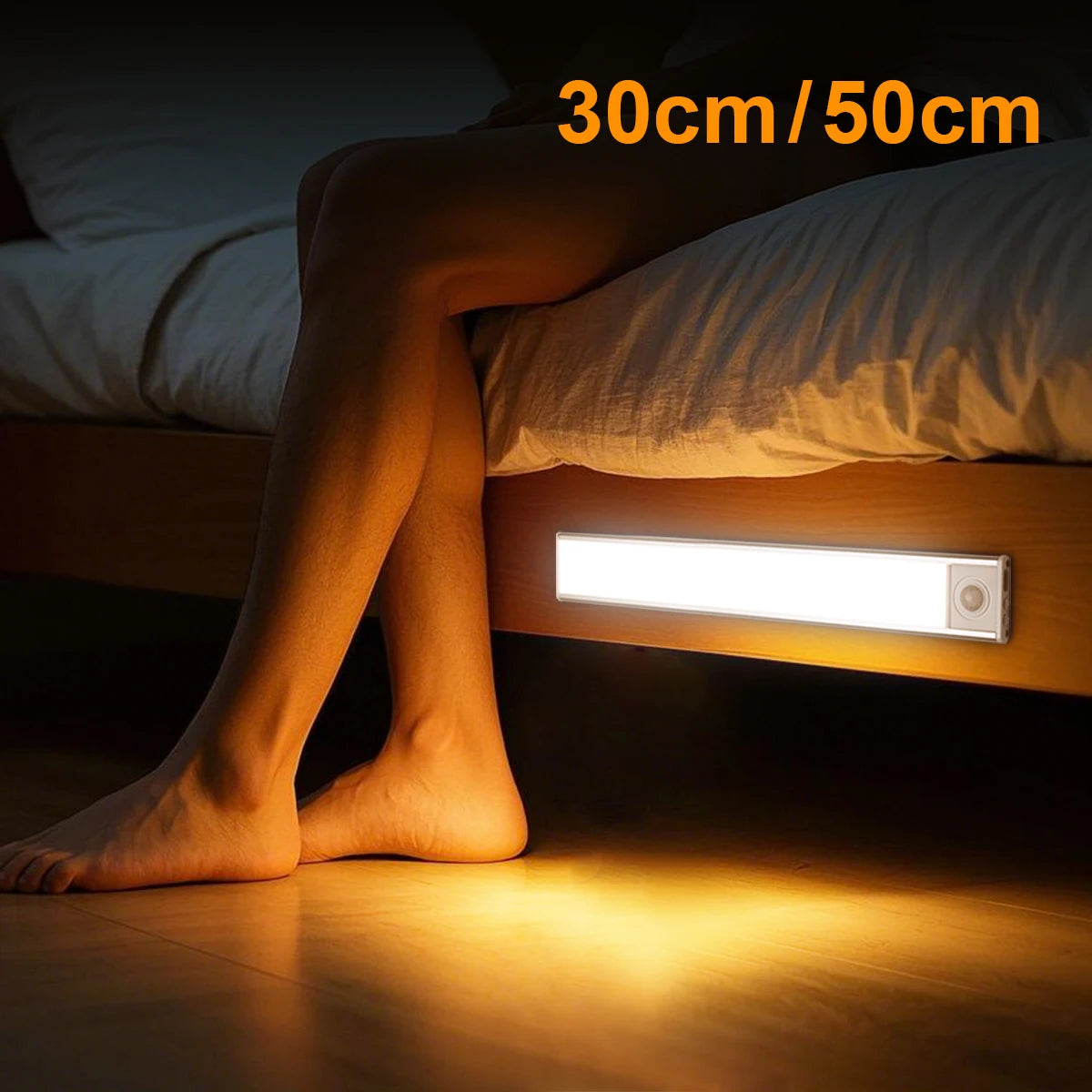 Lumivora Motion Sensor LED Light Bar- USB RECHARGEABLE, Wireless, 3 Colors, 3oCM/50CM